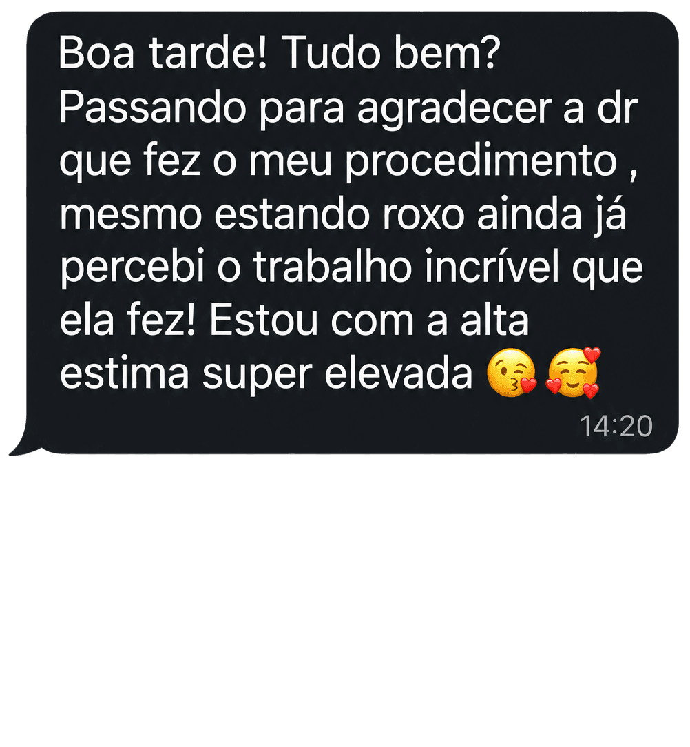 Depoimento de paciente da IGS Clinic